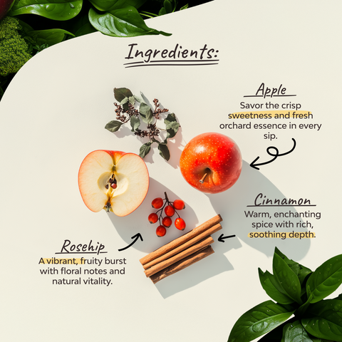 Organic Apple, Cinnamon & Rosehip - 18 Tea Bags