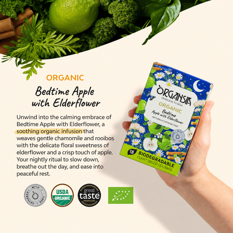 Organic Bedtime Apple with Elderflower - 18 Tea Bags