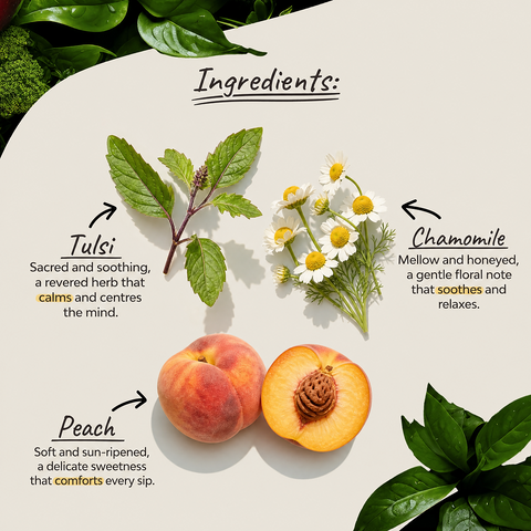 Organic Calm Jasmine with Peach - 18 Tea Bags