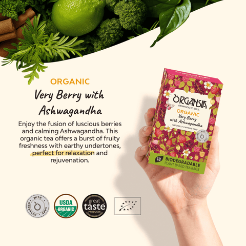 Organic Very Berry with Ashwagandha - 18 Tea Bags